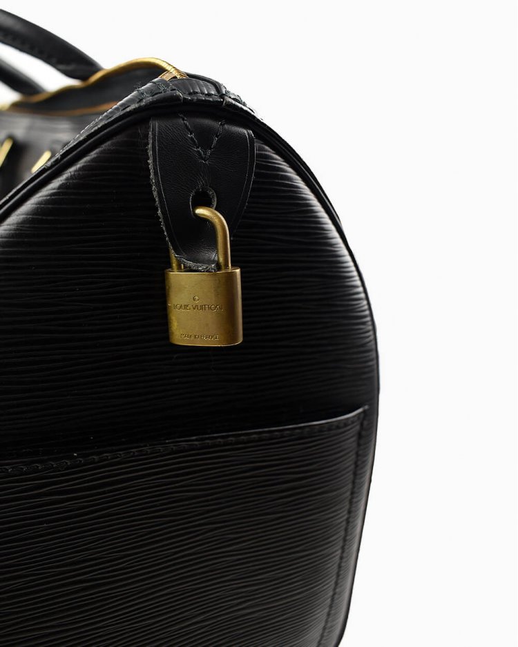 Bolsa Louis Vuitton original speedy Epi preta feminina